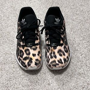 Adidas leopard print sneakers